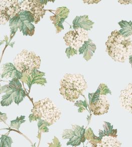 Sussex Hydrangea Wallpaper by Anna French Soft Blue