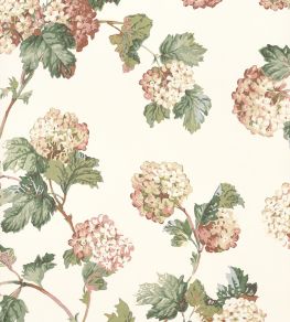 Sussex Hydrangea Wallpaper by Anna French Soft Gold