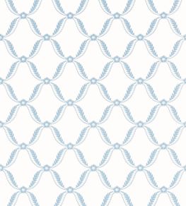 Tate Trellis Wallpaper by Anna French Soft Blue