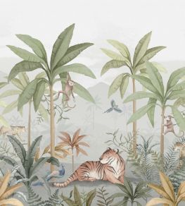 Wild Jungle Mural by Borastapeter Multi