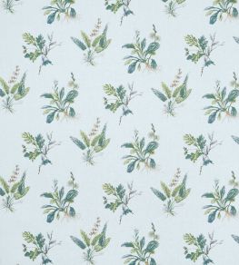 Woodland Fabric by Anna French Blue & Green