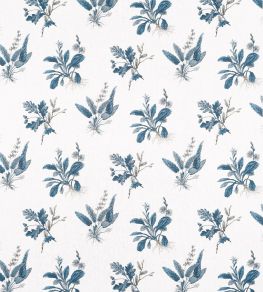 Woodland Fabric by Anna French Blue