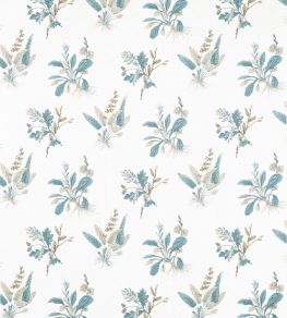 Woodland Fabric by Anna French Soft Blue Beige